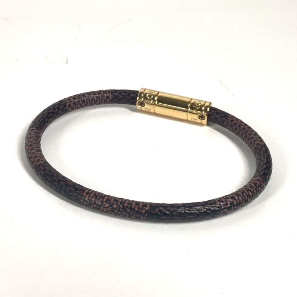 LOUIS VUITTON Brown Damier Canvas Bracelet